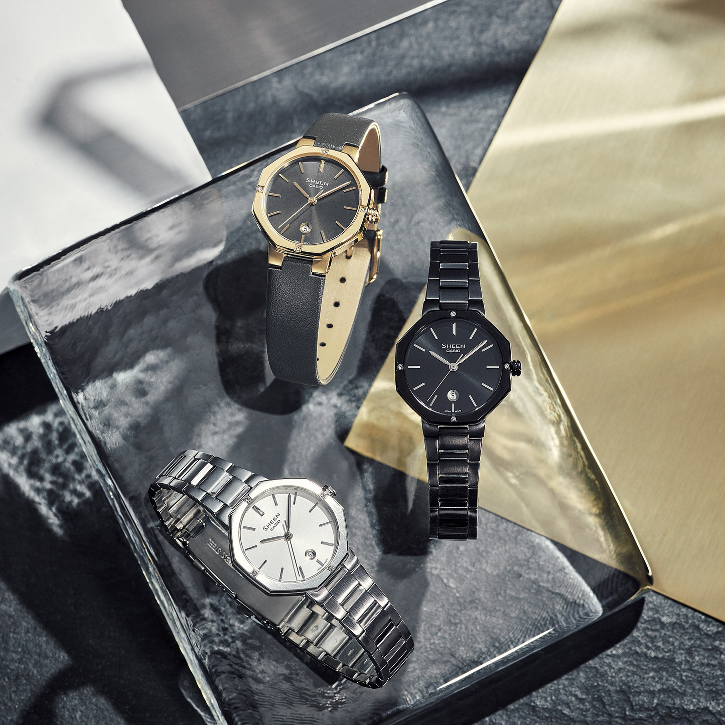 Casio watch: pointer SHE-4543GL-8AUPRS
