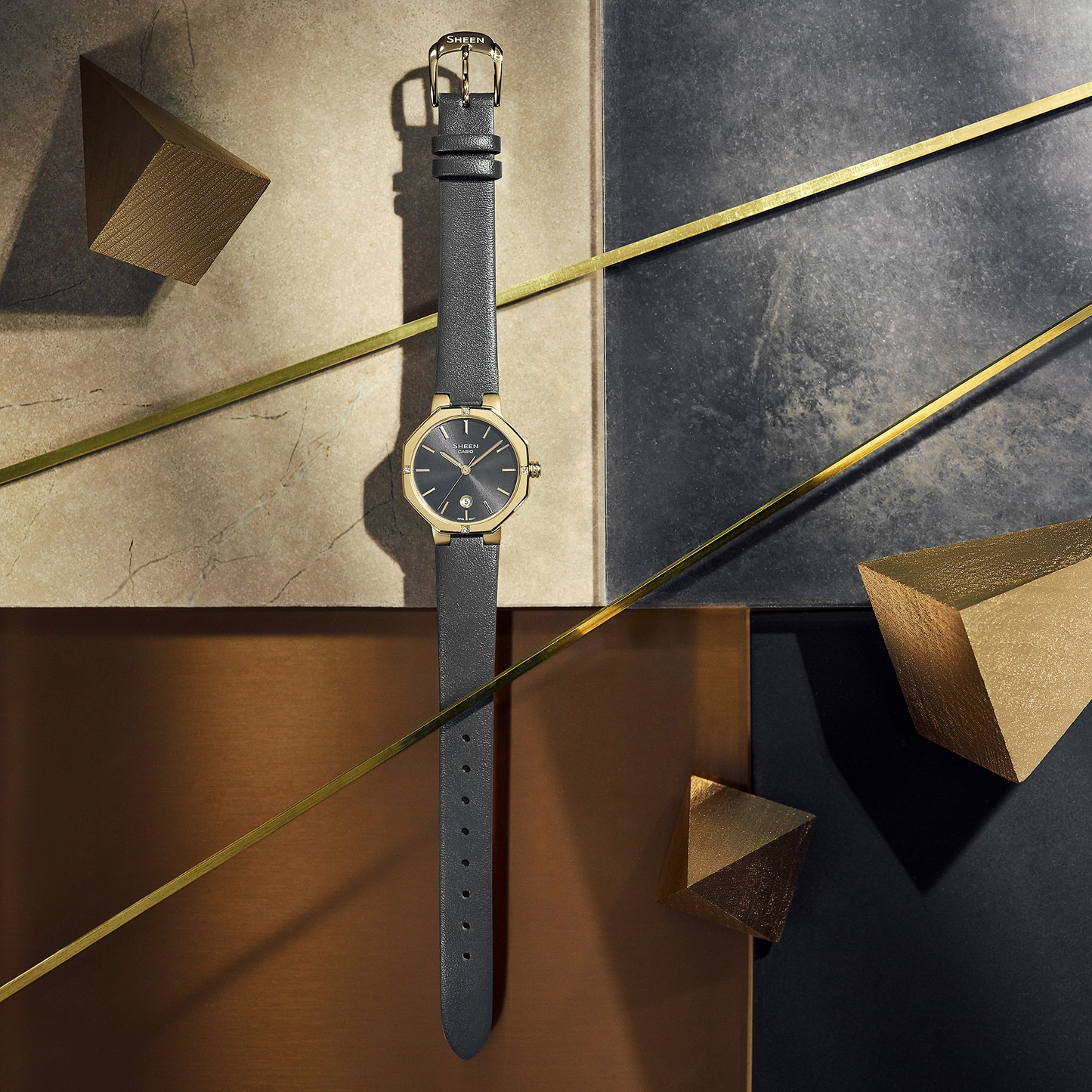 Casio watch: pointer SHE-4543GL-8AUPRS