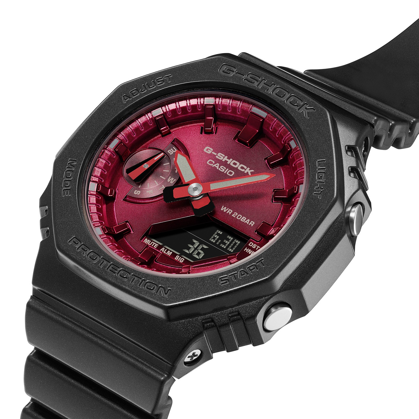 Casio watch:LCD pointer double display lady GMA-S2100RB-1A