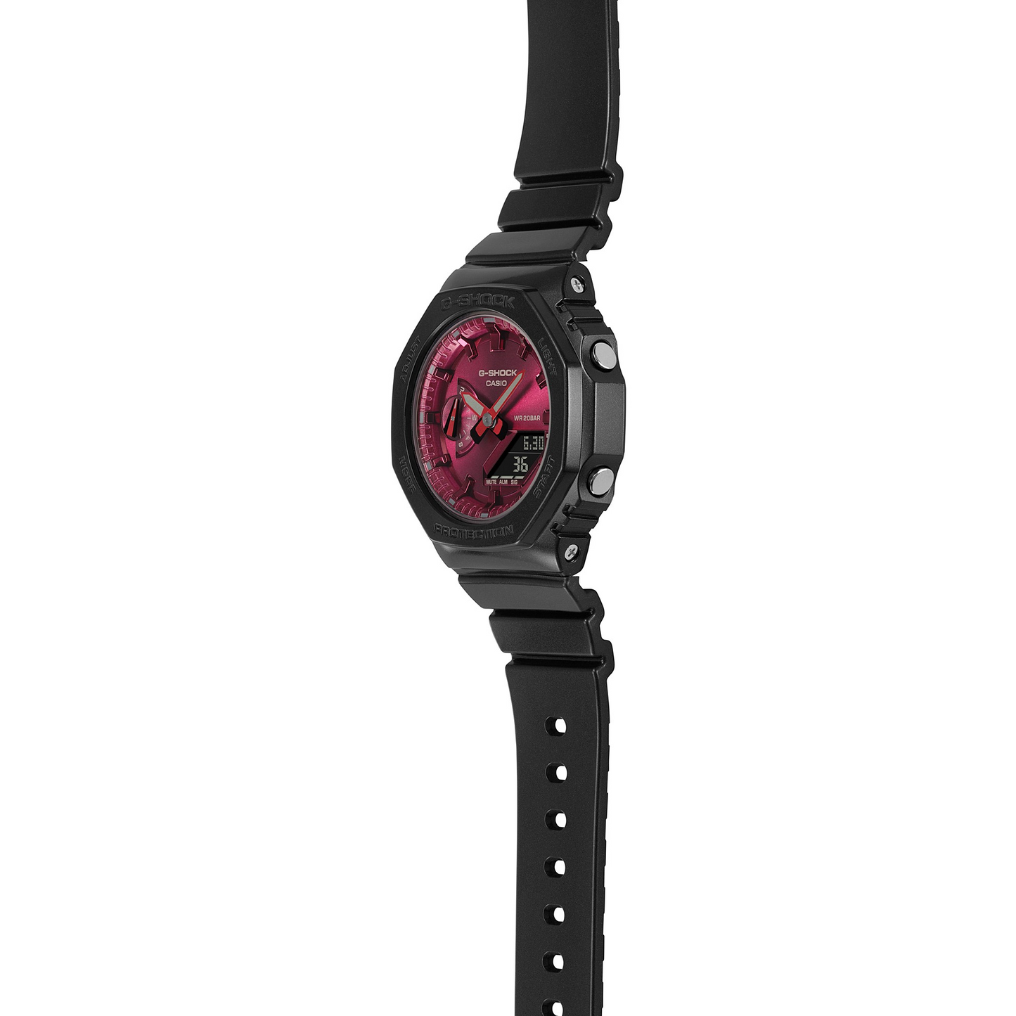 Casio watch:LCD pointer double display lady GMA-S2100RB-1A