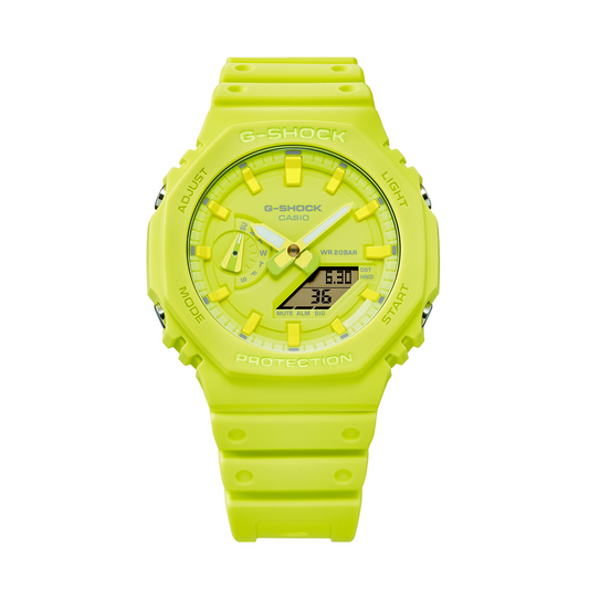Casio Watch:ANALOG-DIGITAL 2100 Series GA-2100-9A9