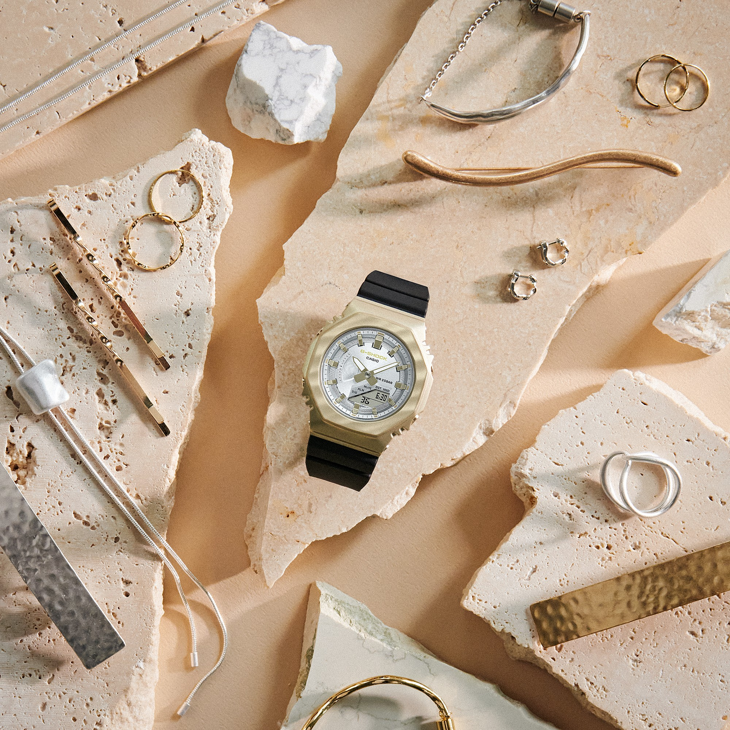 Casio watch:LCD pointer double display lady GM-S2100BC-1A
