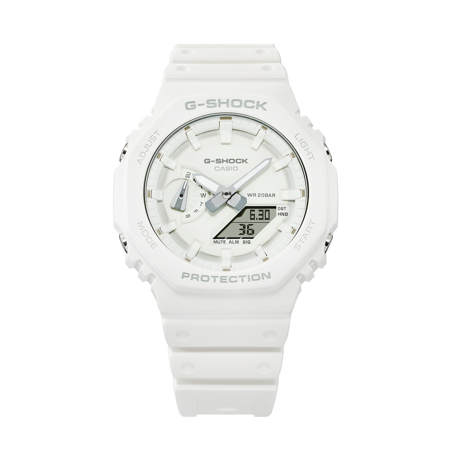 Casio Watch:ANALOG-DIGITAL 2100 Series GA-2100-7A7