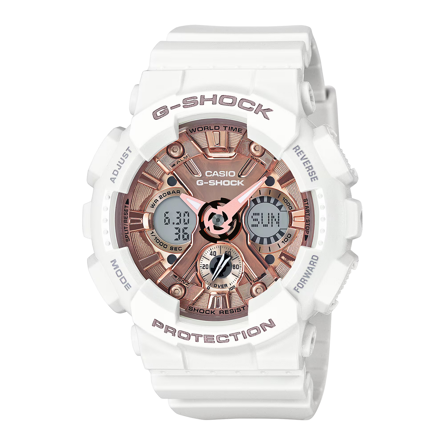 Casio watch:ANALOG-DIGITAL WOMEN GMAS120MF-7A2