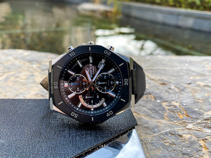 Casio Watch:Standard chronograph watch EFB-680BL-1AV