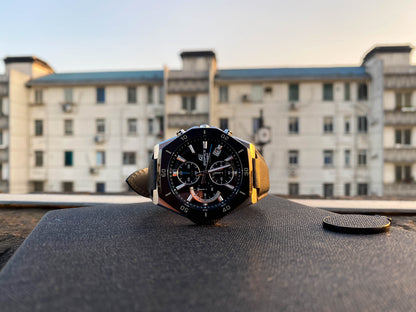 Casio Watch:Standard chronograph watch EFB-680BL-1AV