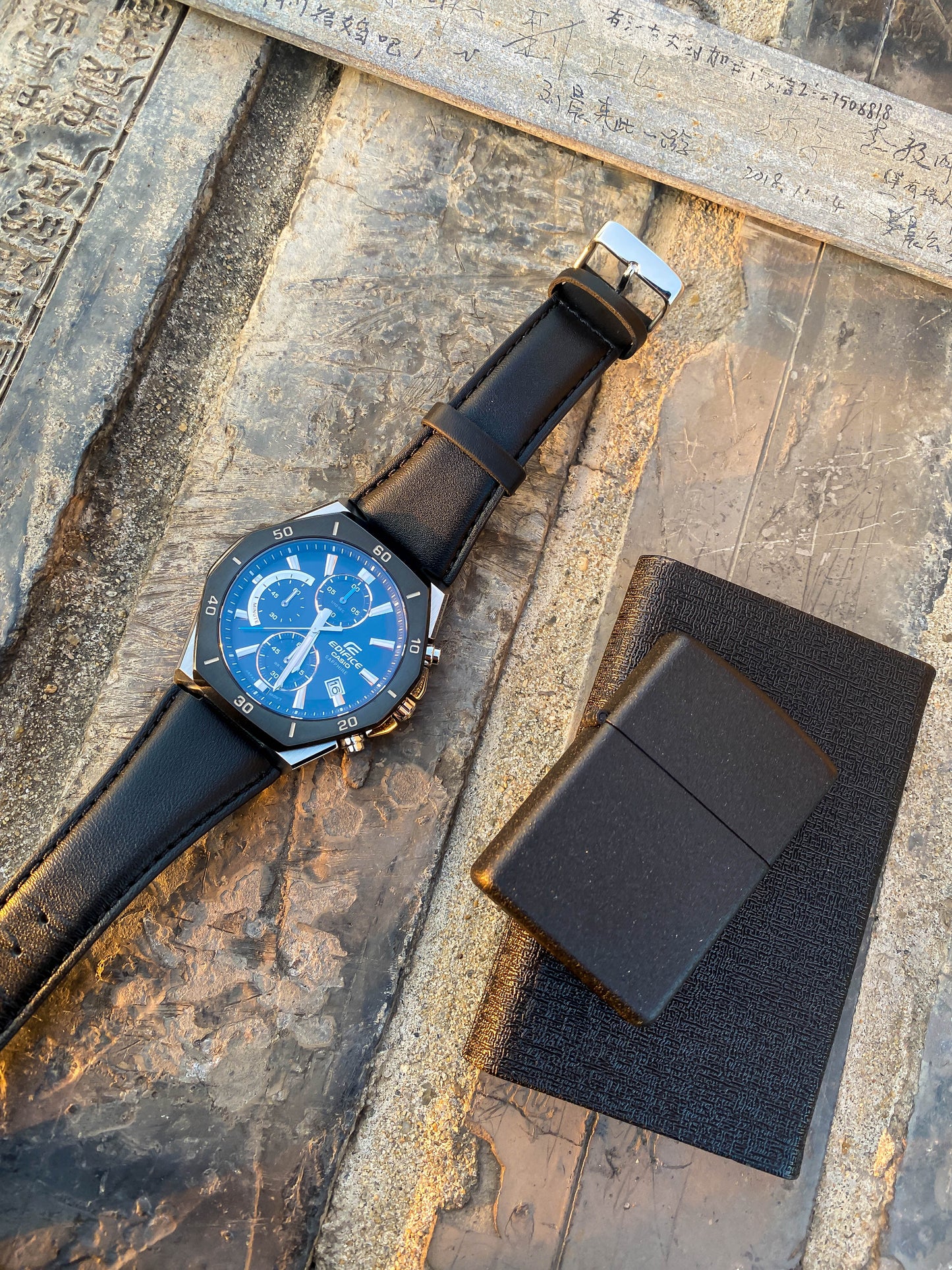 Casio Watch:Standard chronograph watch EFB-680BL-1AV