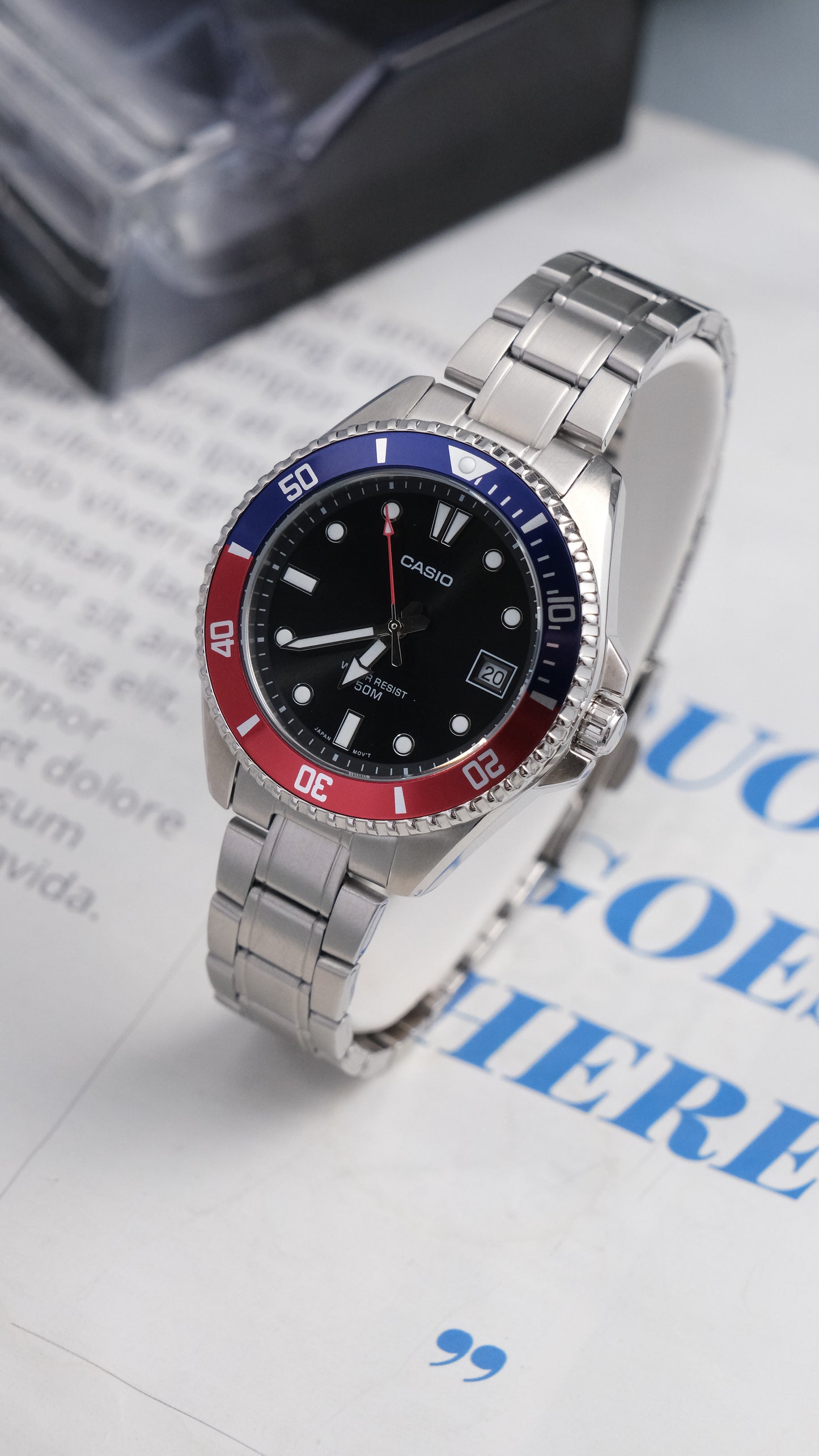 Casio watch:STANDARD MDV-10D-1A3V