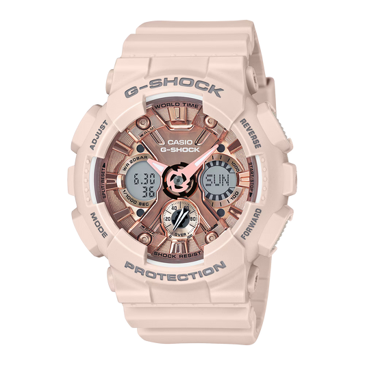 Casio watch:ANALOG-DIGITAL WOMEN GMAS120MF-4A