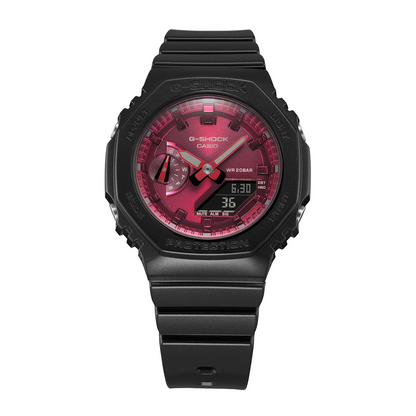 Casio watch:LCD pointer double display lady GMA-S2100RB-1A