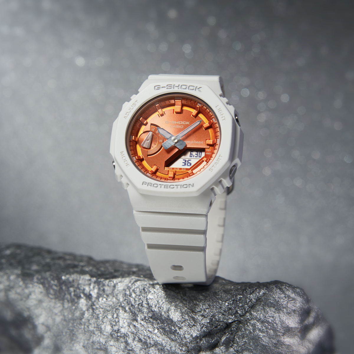 Casio watch:LCD pointer double display lady GMA-S2100WS-7A