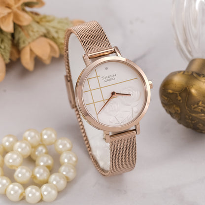 Casio watch:pointer SHE-C140CGM-7AUPFH