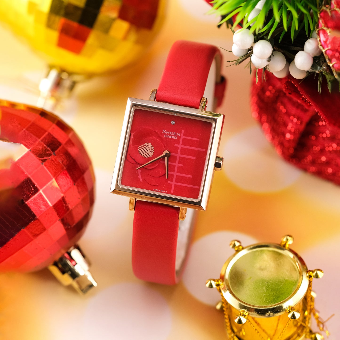 Casio watch:pointer SHE-C141CGL-4AUPFH