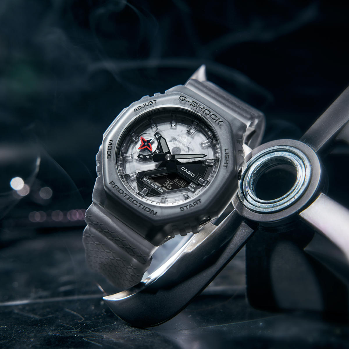 Casio Watch:ANALOG-DIGITAL 2100 Series GA-2100NNJ-8A
