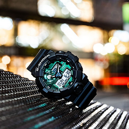 Casio Watch:ANALOG-DIGITAL GA-700 SERIES GA-700MG-1A
