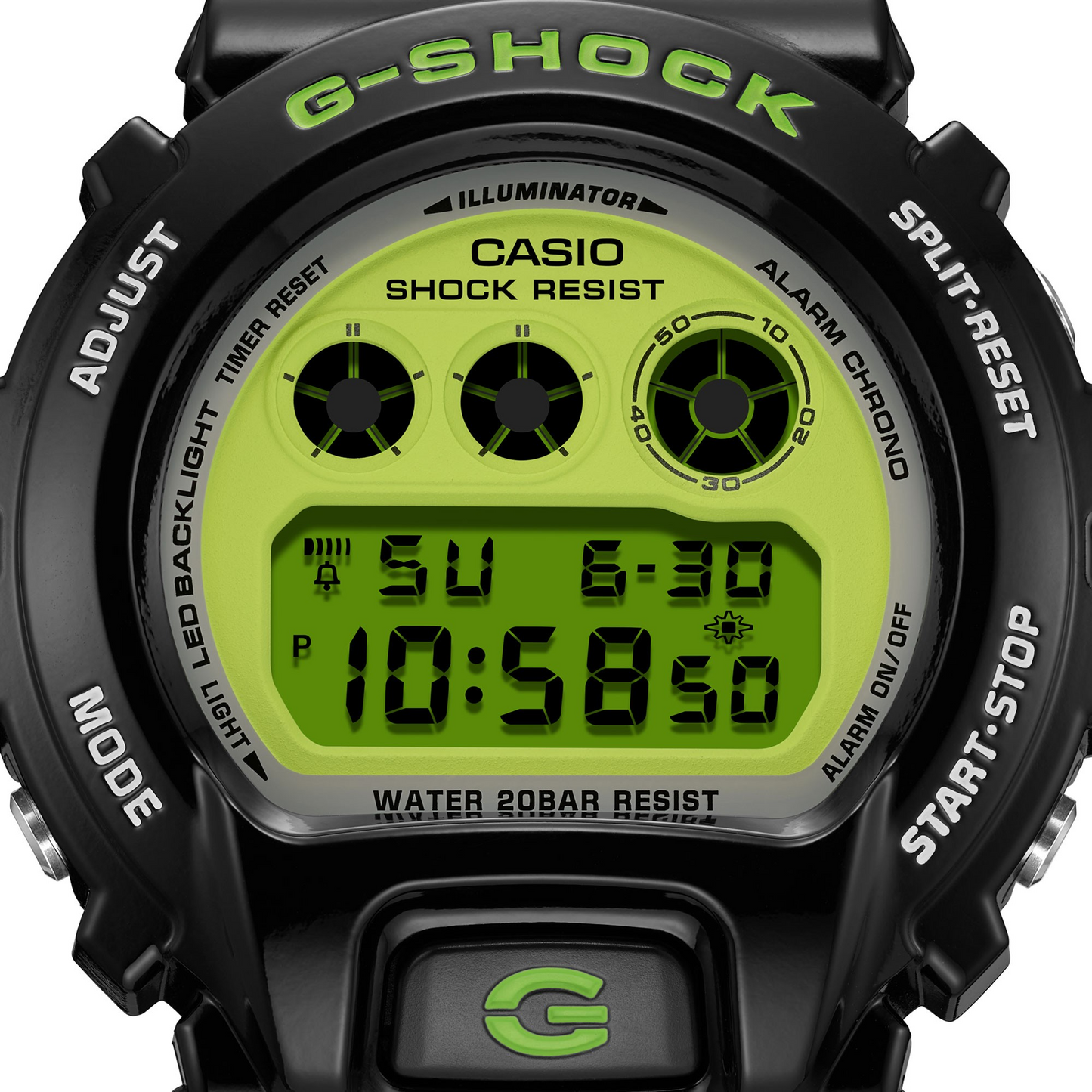 Casio Watch:DIGITAL 6900 SERIES DW-6900RCS-1