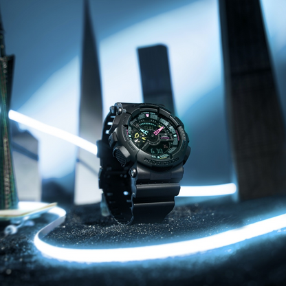 Casio Watch:ANALOG-DIGITAL 110 SERIES GA-110MF-1A