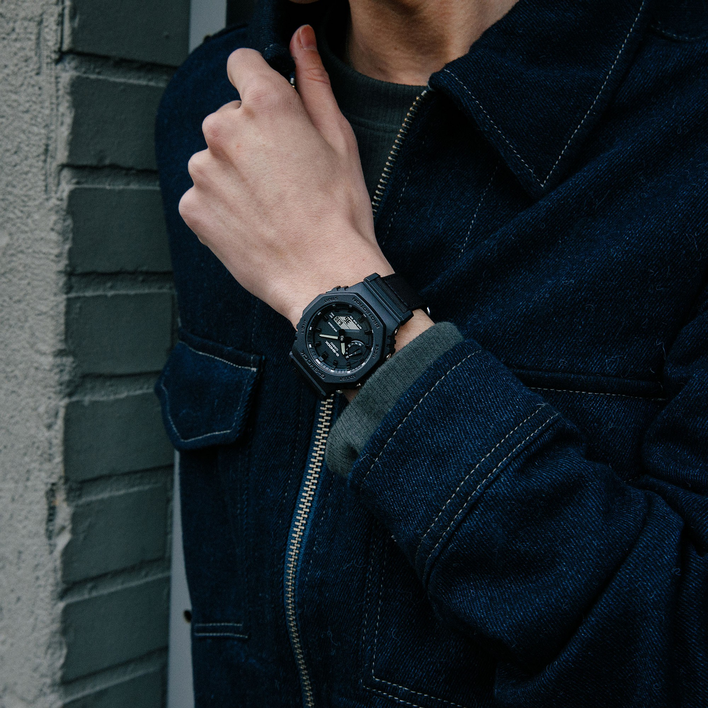 Casio Watch:ANALOG-DIGITAL 2100 Series GA-2100BCE-1A