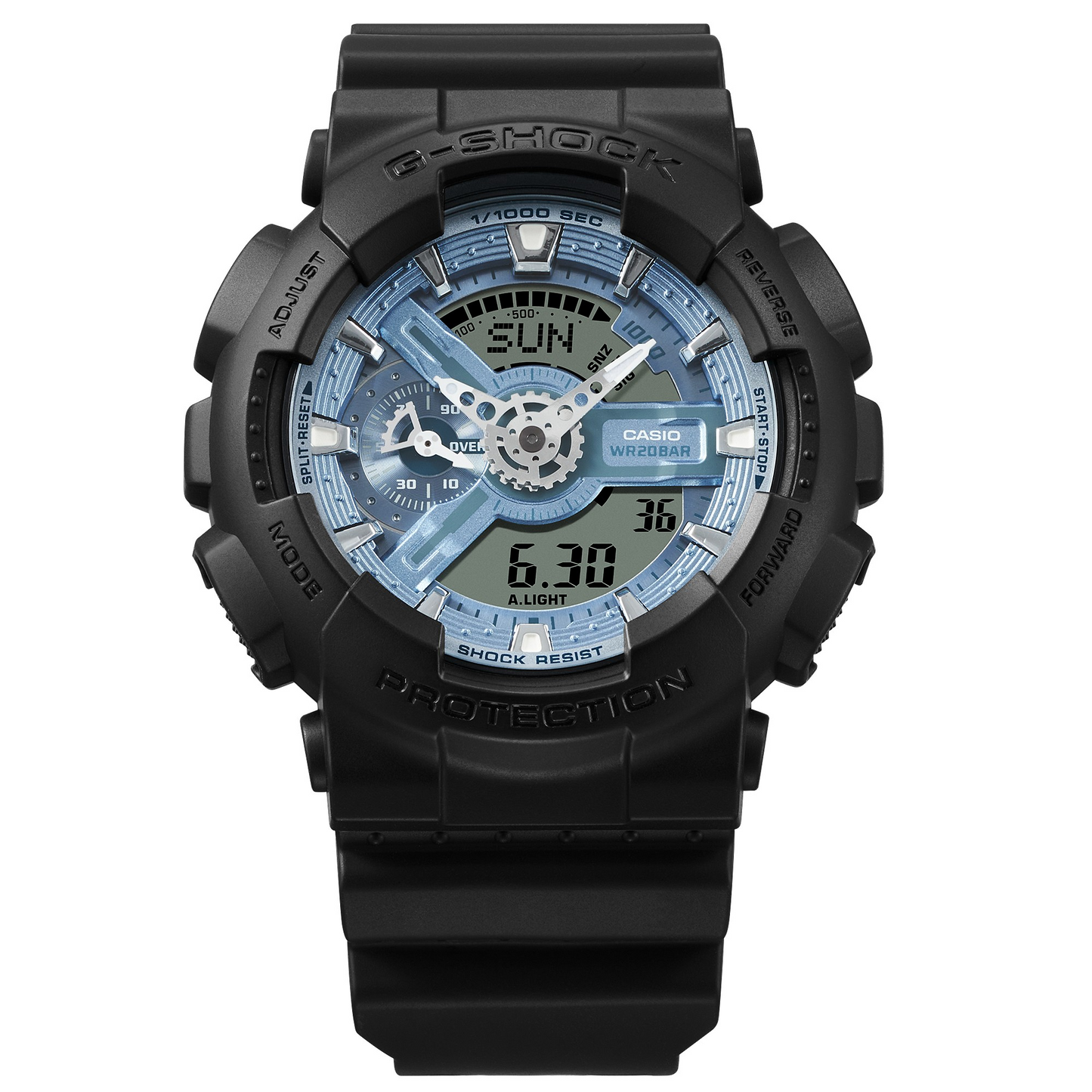 Casio Watch:ANALOG-DIGITAL 110 SERIES GA-110CD-1A2