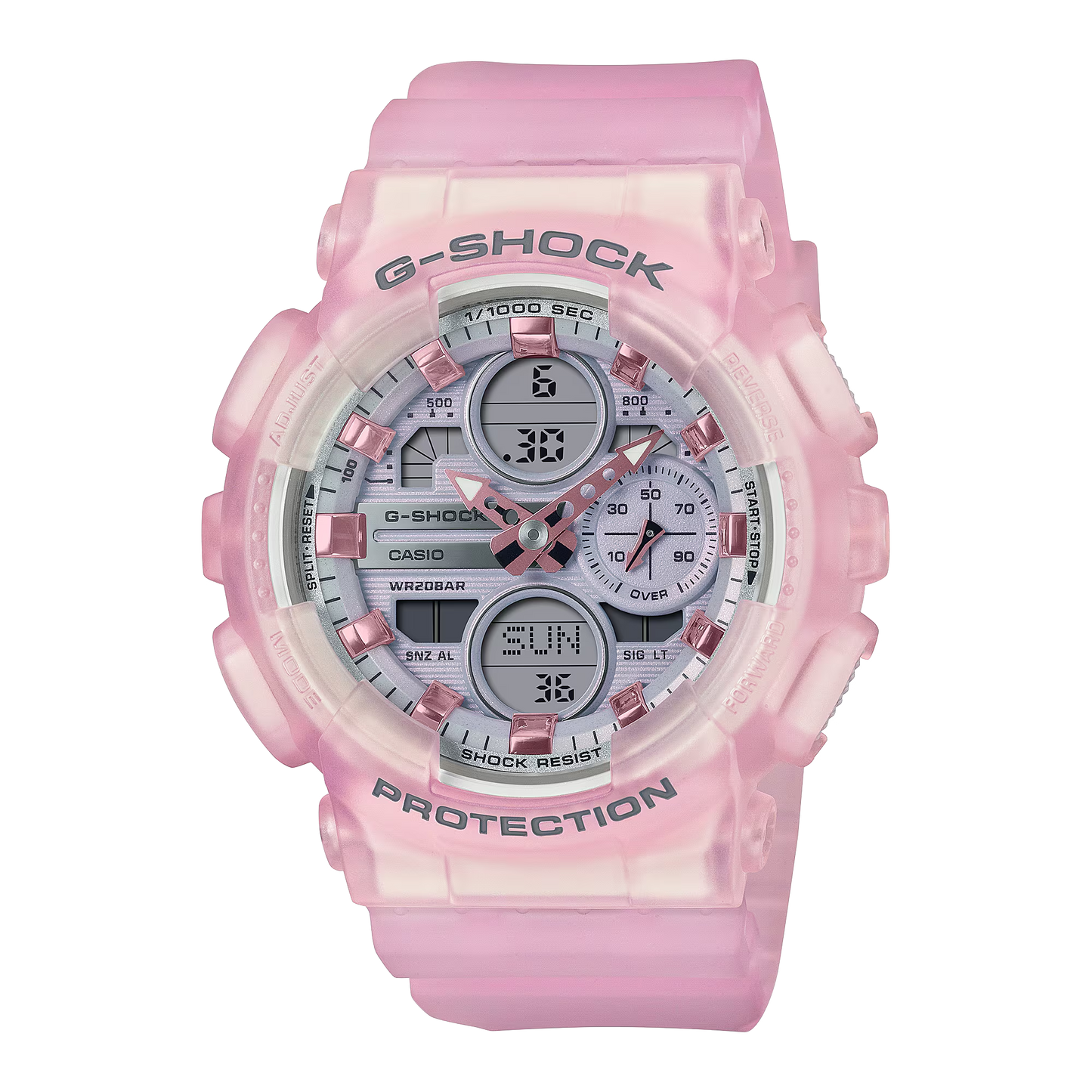 Casio watch:ANALOG-DIGITAL WOMEN GMAS140NP-4A