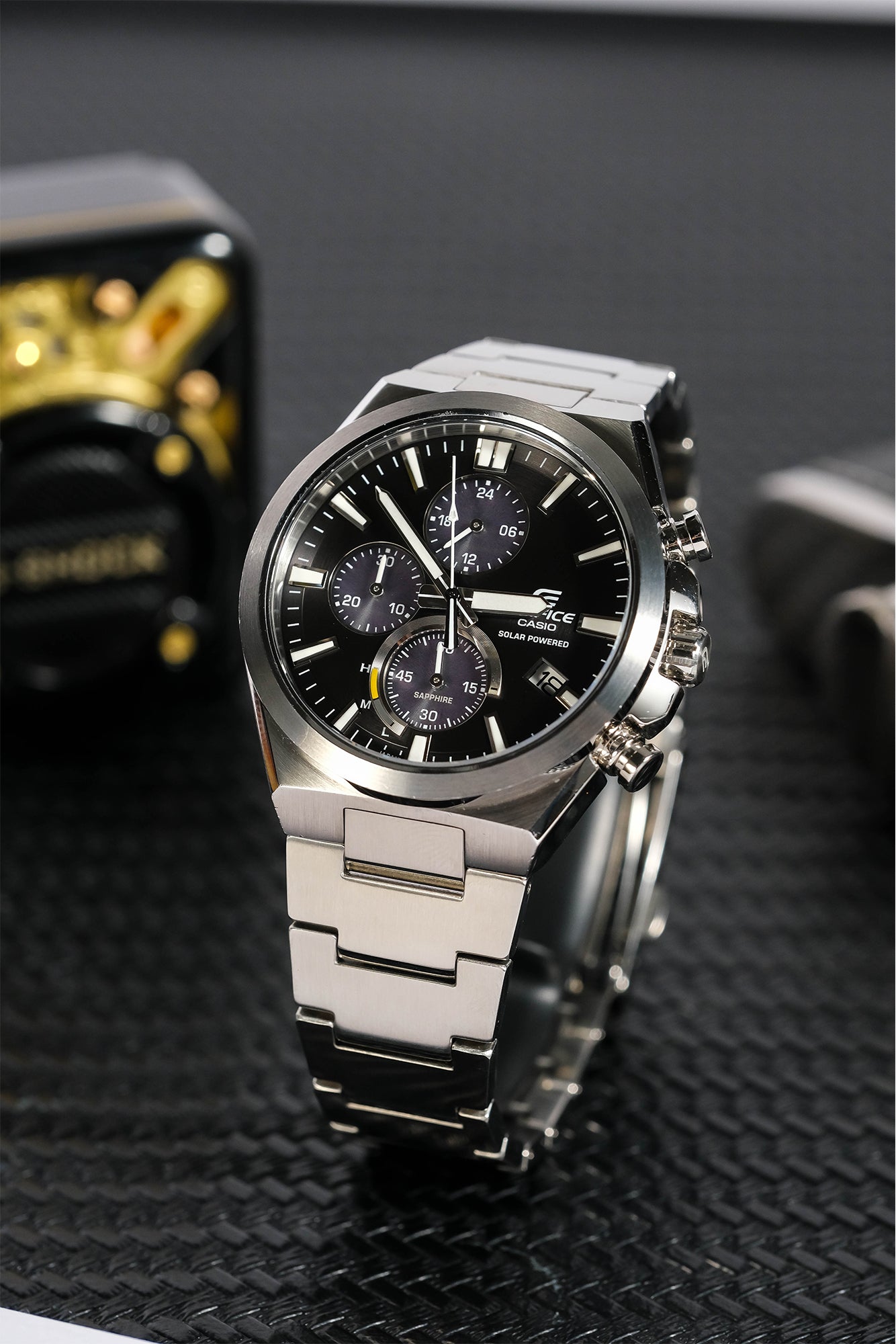 Casio Watch:Solar Powered Chronograph EFS-S630D-1AV