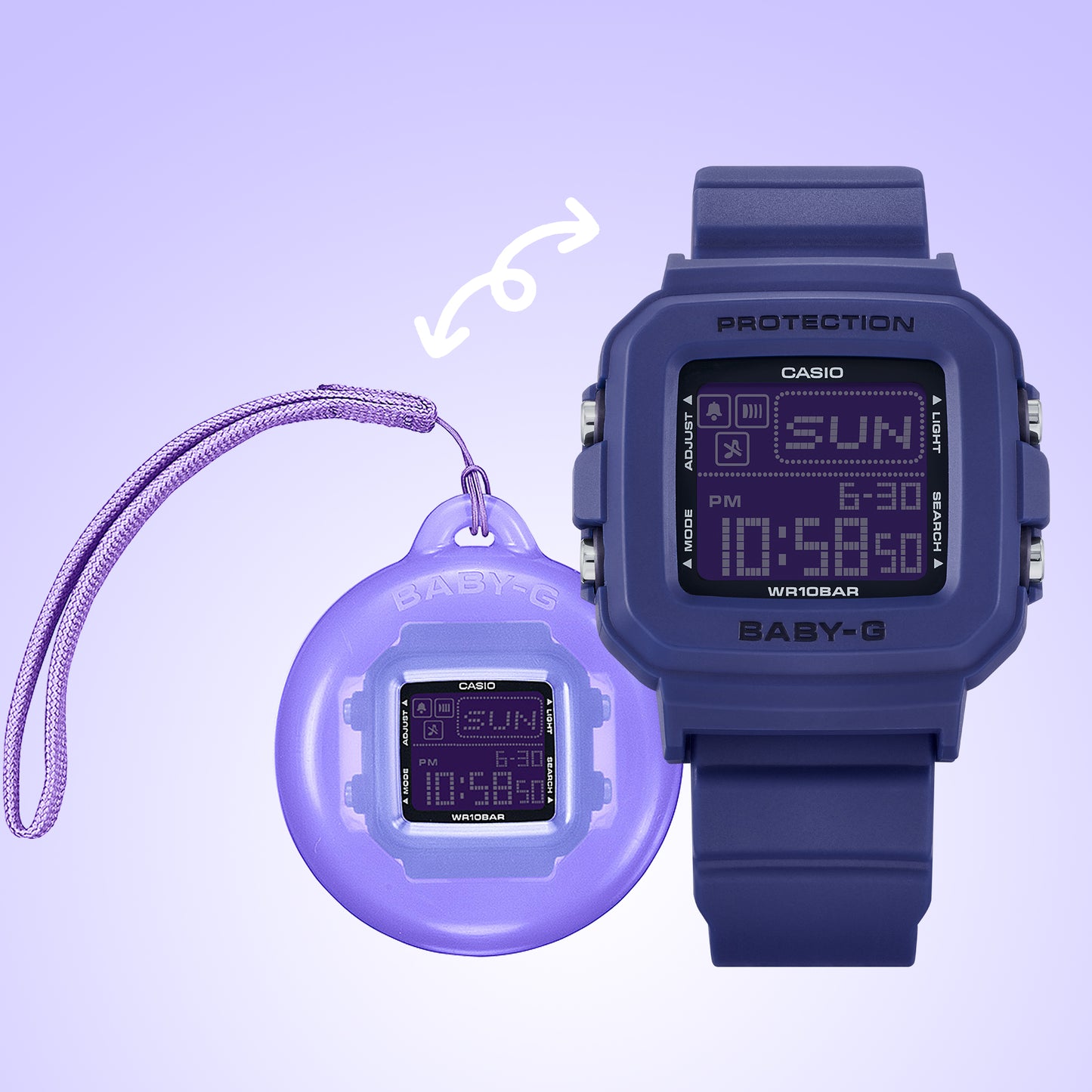 Casio Watch:BABY-G＋PLUS BGD-10 Series BGD-10K-2