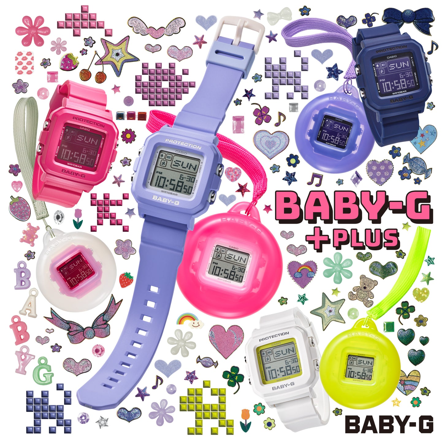 Montre Casio : BABY-G + PLUS série BGD-10 BGD-10K-7