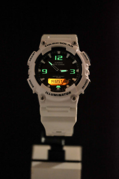 Casio Watch:Analog-Digital Combination solar AQS810WC-7AV