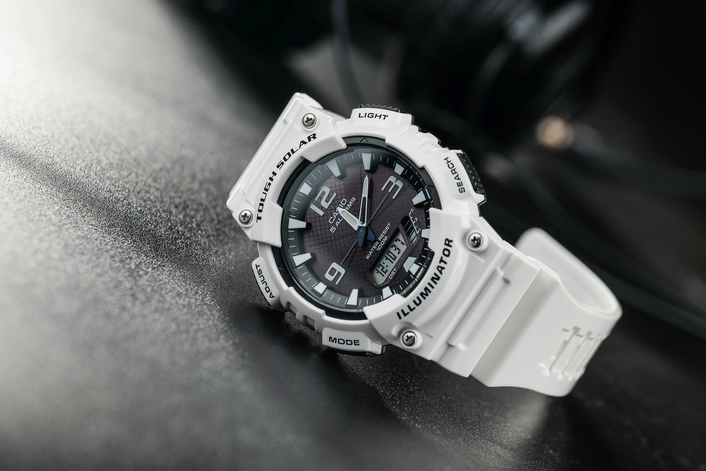 Casio Watch:Analog-Digital Combination solar AQS810WC-7AV