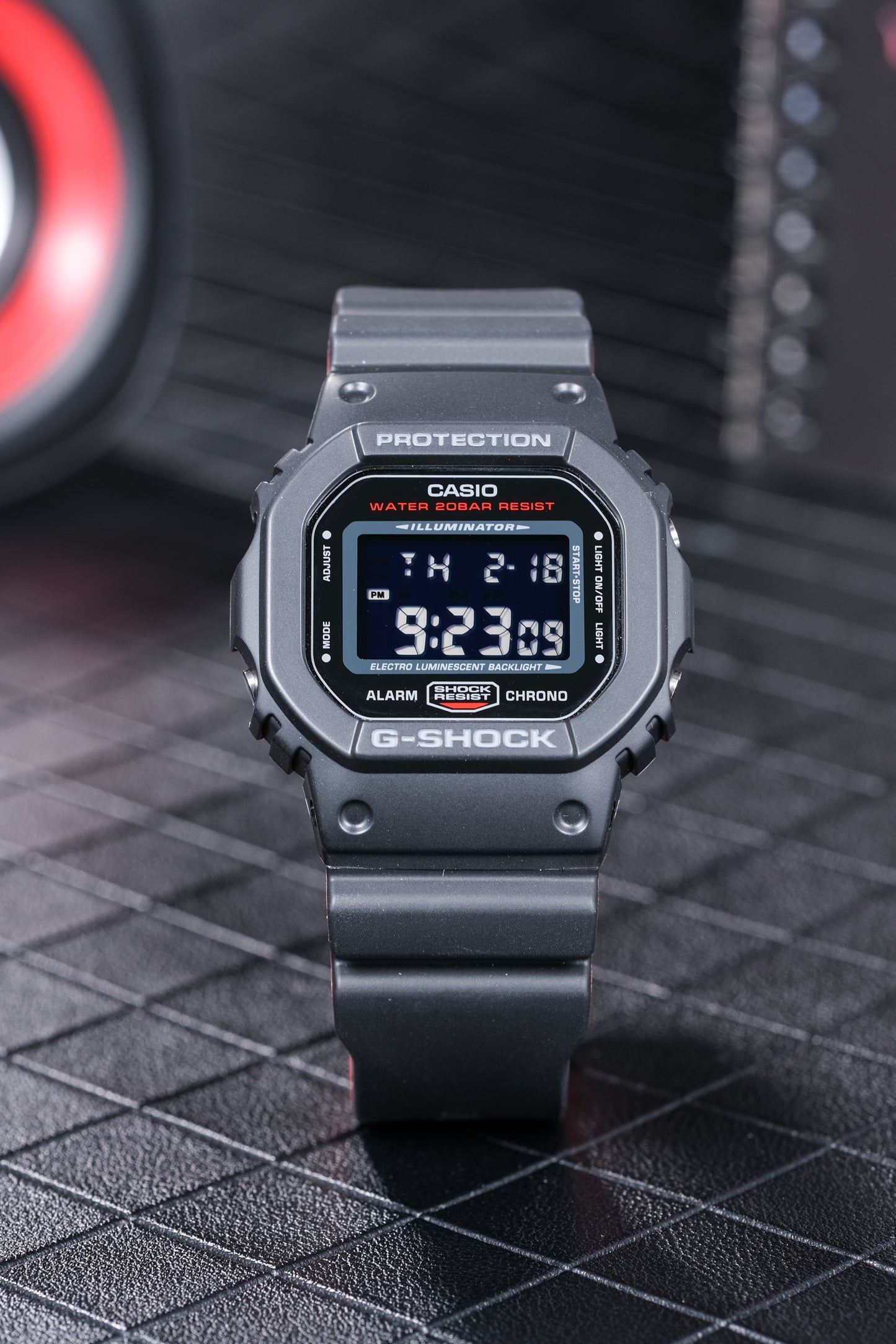 Casio Watch:DIGITAL 5600 SERIES DW-5600HR-1