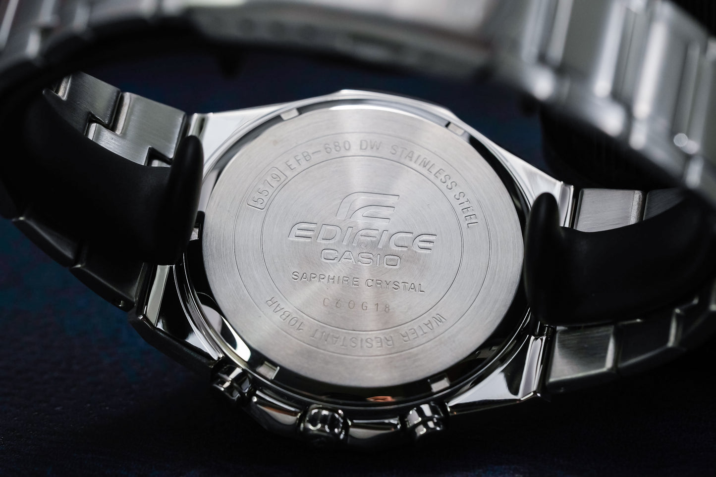 Casio Watch:Standard chronograph watch EFB-680D-2AV