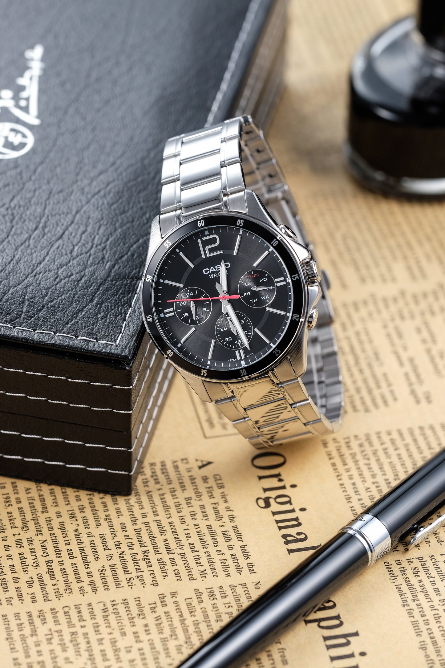 Casio watch:ENTICER MEN MTP-1374 series MTP-1374D-1AV