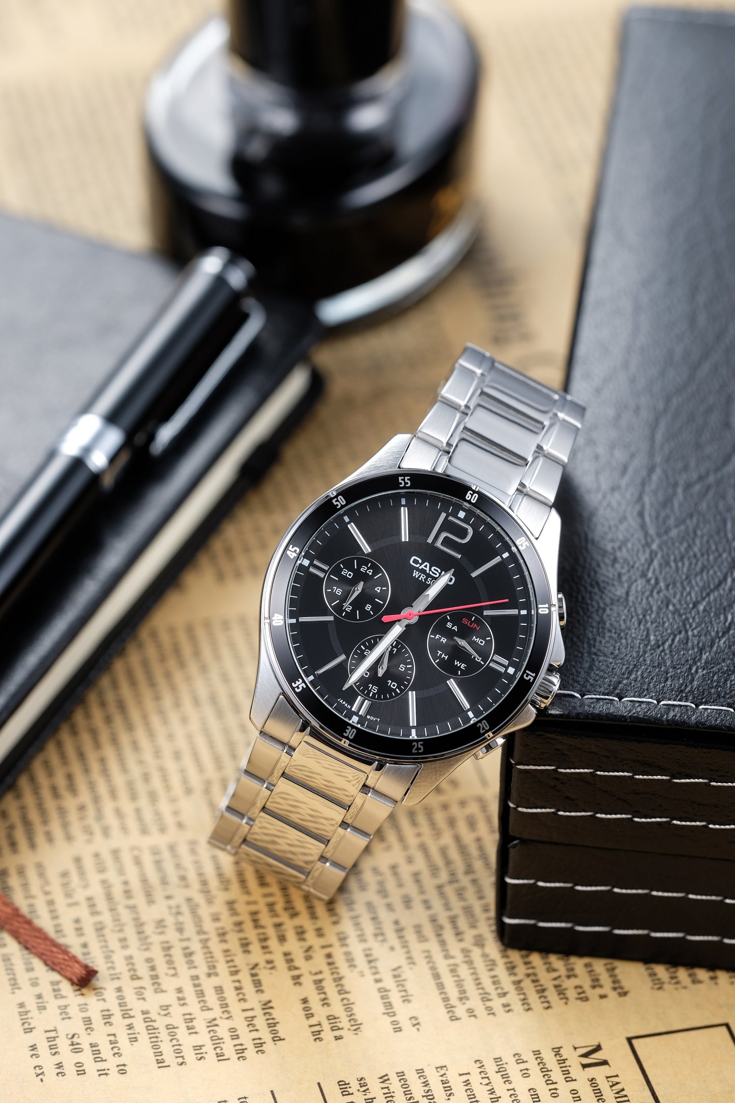 Casio watch:ENTICER MEN MTP-1374 series MTP-1374D-1AV