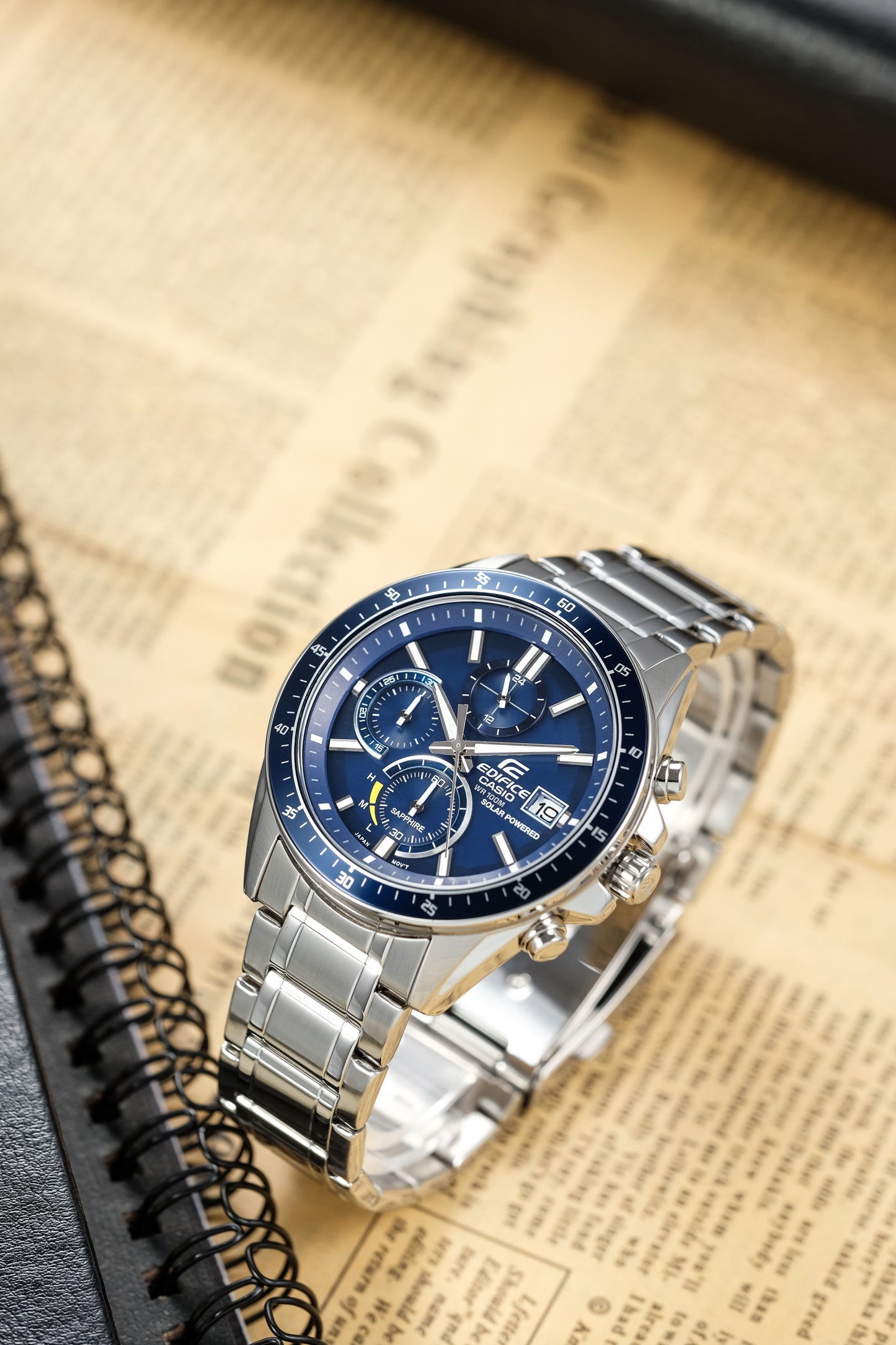 Casio Watch:Slim Line with Sapphire Crystal EFS-S510D-2AV
