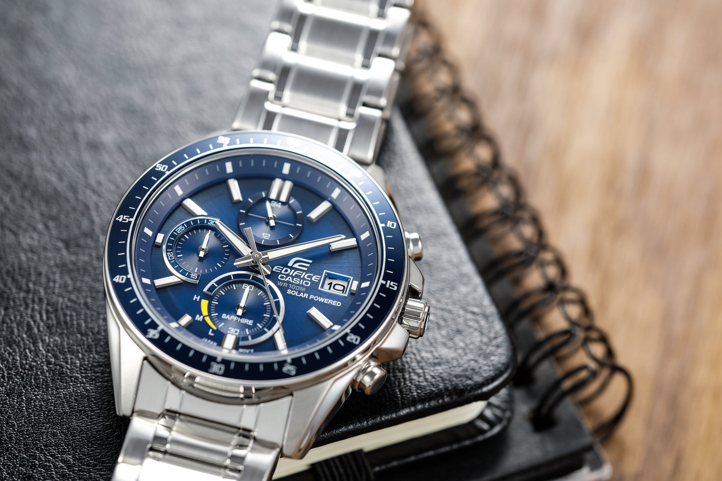 Casio Watch:Slim Line with Sapphire Crystal EFS-S510D-2AV