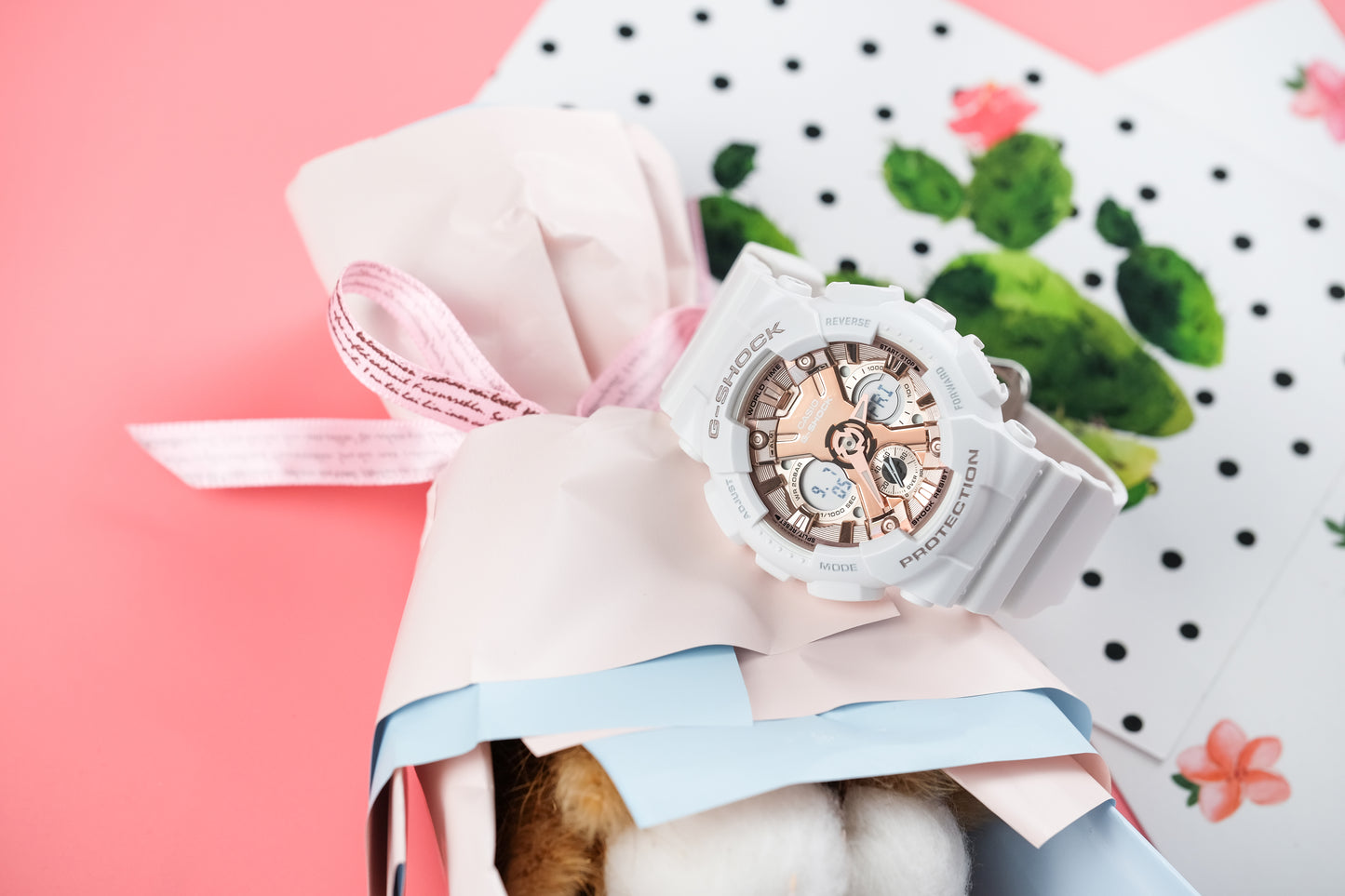 Casio watch:ANALOG-DIGITAL WOMEN GMAS120MF-7A2