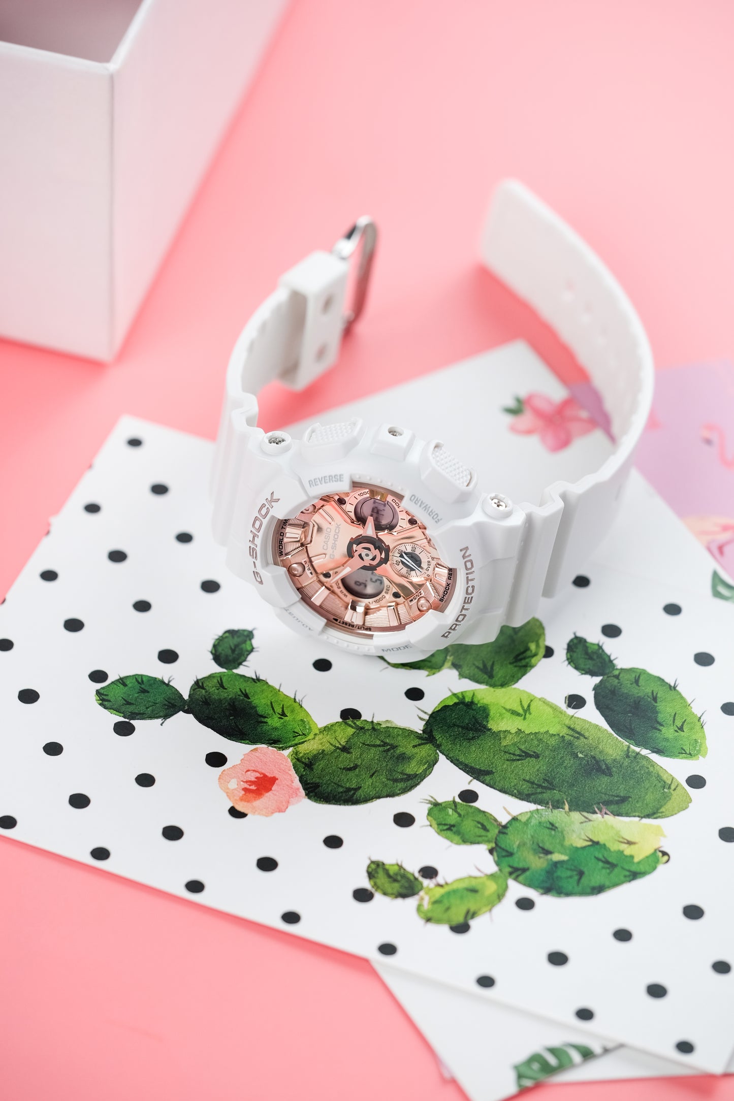 Casio watch:ANALOG-DIGITAL WOMEN GMAS120MF-7A2