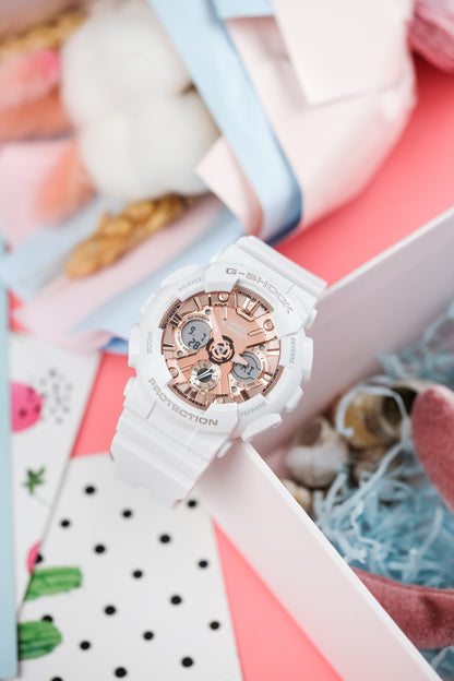 Casio watch:ANALOG-DIGITAL WOMEN GMAS120MF-7A2