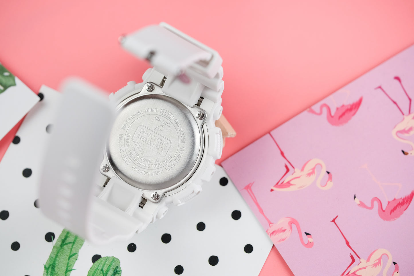 Casio watch:ANALOG-DIGITAL WOMEN GMAS120MF-7A2