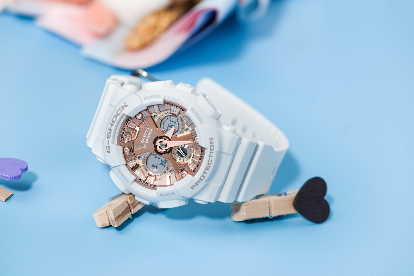 Casio watch:ANALOG-DIGITAL WOMEN GMAS120MF-7A2