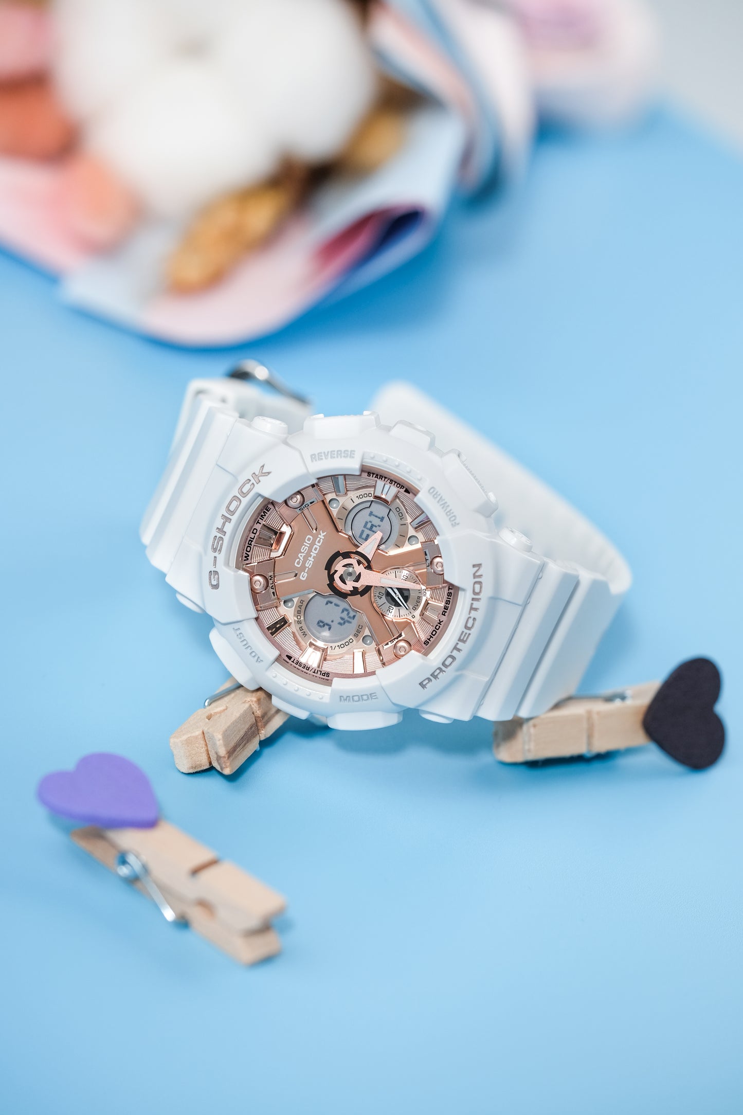 Casio watch:ANALOG-DIGITAL WOMEN GMAS120MF-7A2