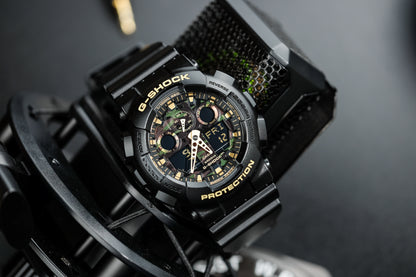 Casio Watch:ANALOG-DIGITAL GA-100 SERIES GA-100CF-1A9