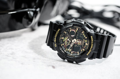 Casio Watch:ANALOG-DIGITAL GA-100 SERIES GA-100CF-1A9