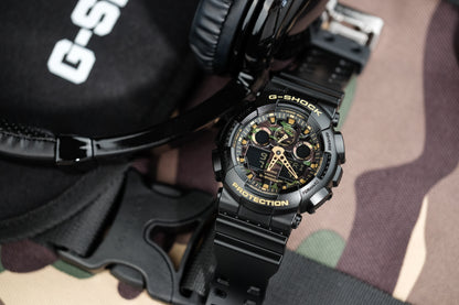 Casio Watch:ANALOG-DIGITAL GA-100 SERIES GA-100CF-1A9
