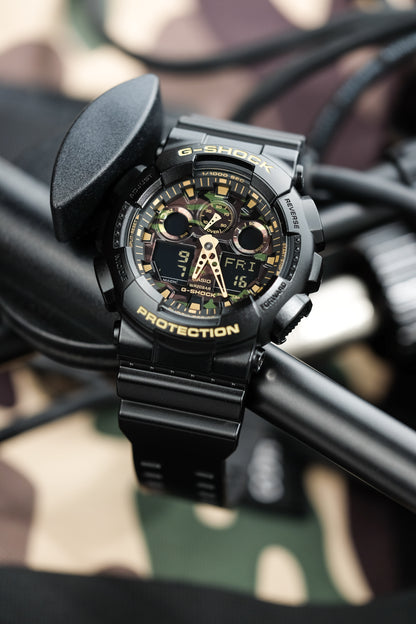 Casio Watch:ANALOG-DIGITAL GA-100 SERIES GA-100CF-1A9