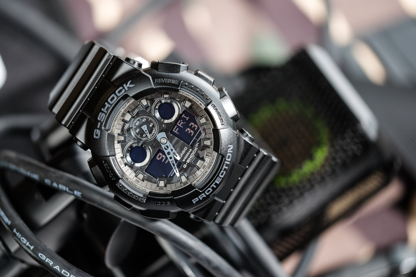 Casuo Watch:ANALOG-DIGITAL GA-100 SERIES GA-100CF-1A
