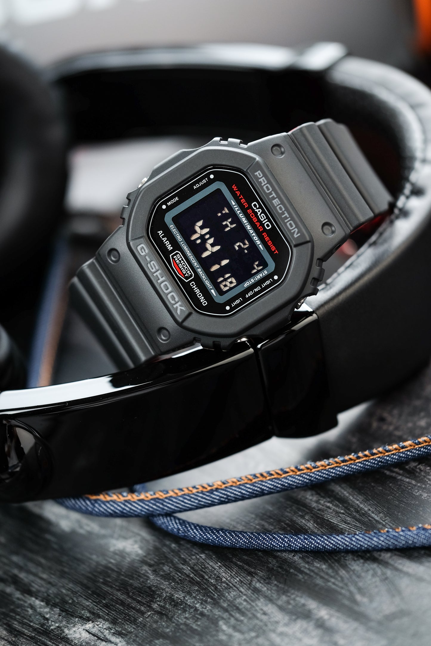 Casio Watch:DIGITAL 5600 SERIES DW-5600HR-1