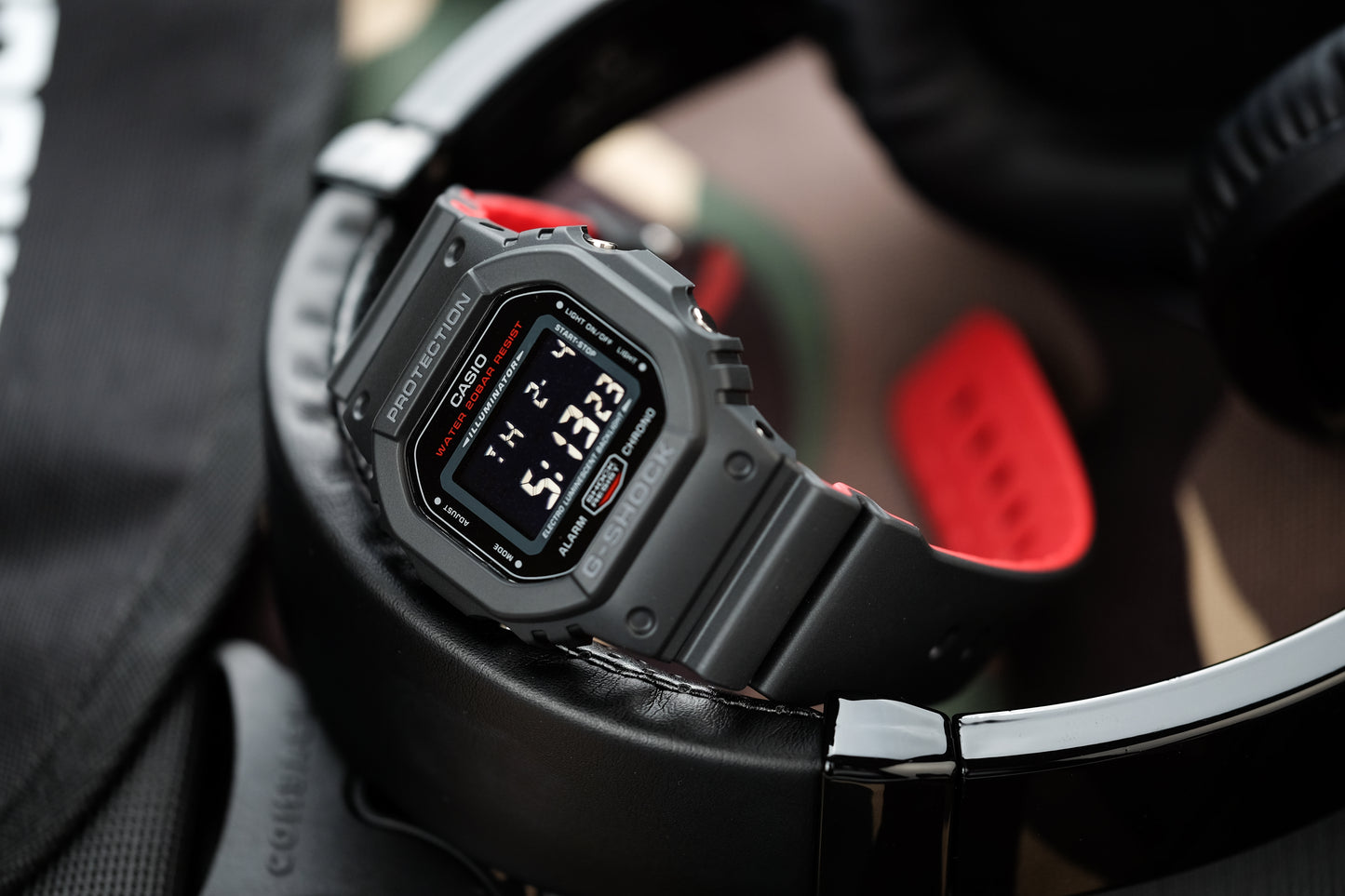 Casio Watch:DIGITAL 5600 SERIES DW-5600HR-1