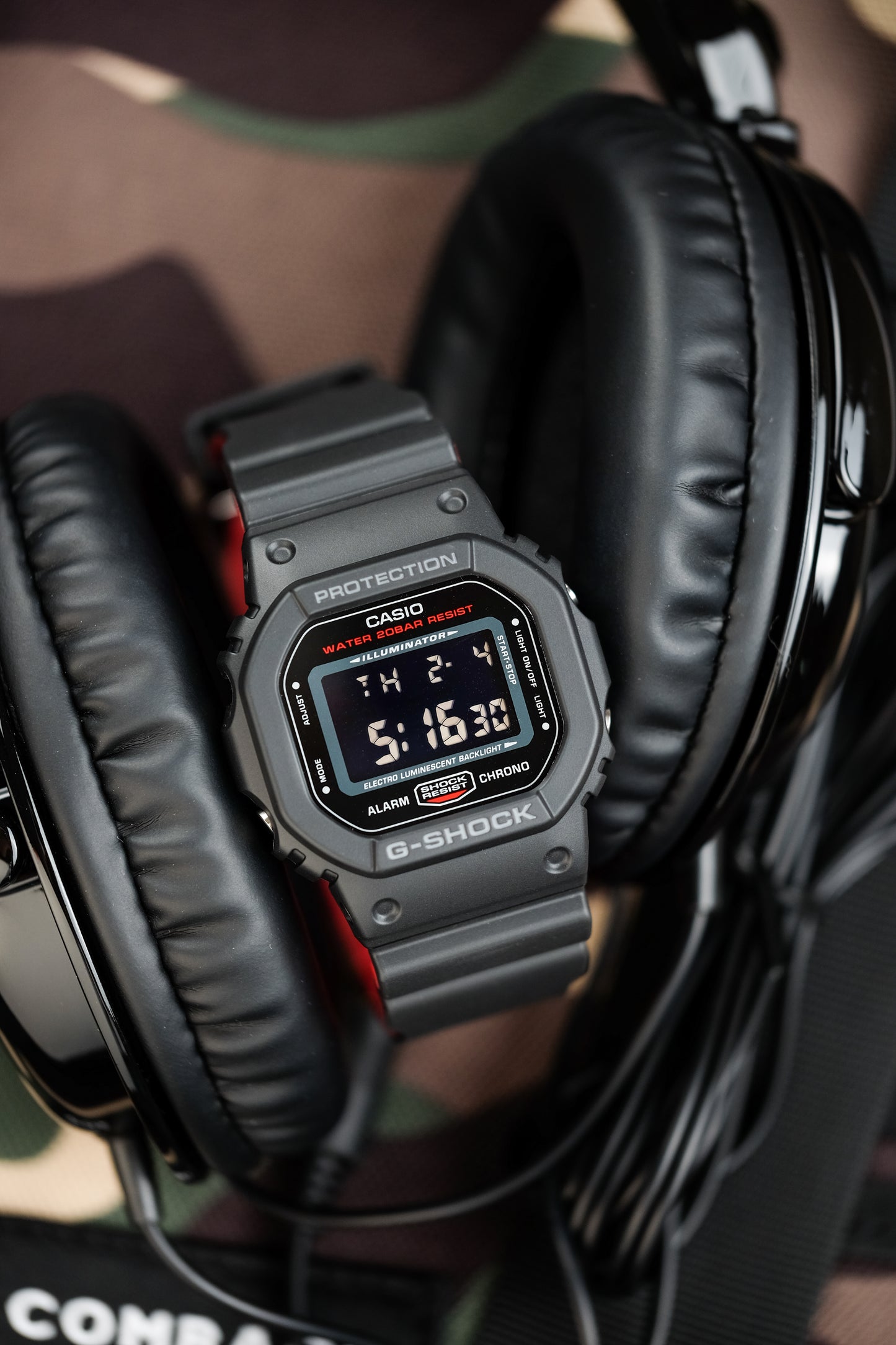 Casio Watch:DIGITAL 5600 SERIES DW-5600HR-1