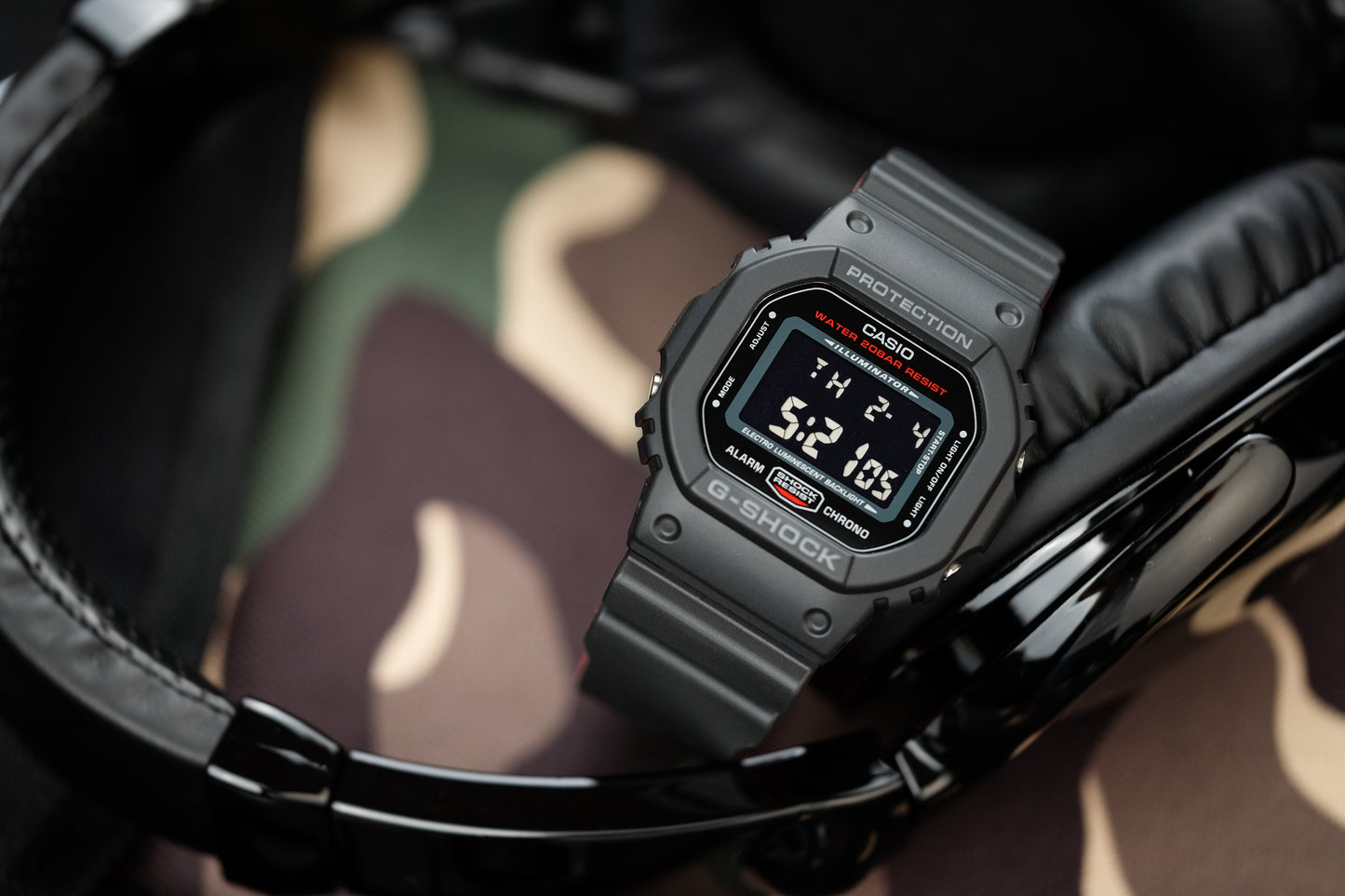 Casio Watch:DIGITAL 5600 SERIES DW-5600HR-1